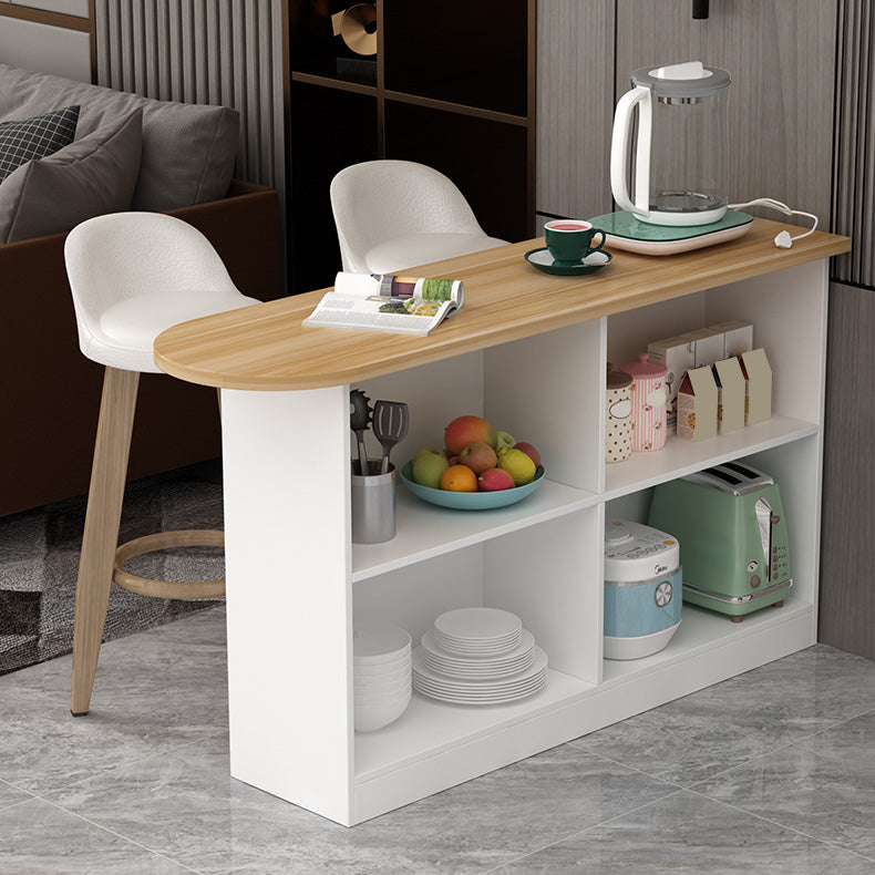 Contemporary Indoor Bar Dining Table Rectangle Wooden Bar Stool Table Clearhalo 'Bar Furniture' 'Bar Tables' 'bar_tables' 'furn' 'furn_bar_tables' 'Furniture' 'Kitchen & Dining Furniture' 7357838