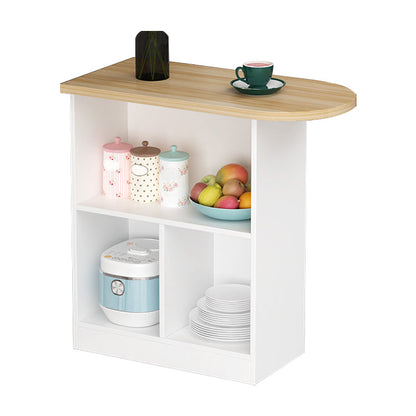 Contemporary Indoor Bar Dining Table Rectangle Wooden Bar Stool Table Natural White Without Chairs Clearhalo 'Bar Furniture' 'Bar Tables' 'bar_tables' 'furn' 'furn_bar_tables' 'Furniture' 'Kitchen & Dining Furniture' 7357852