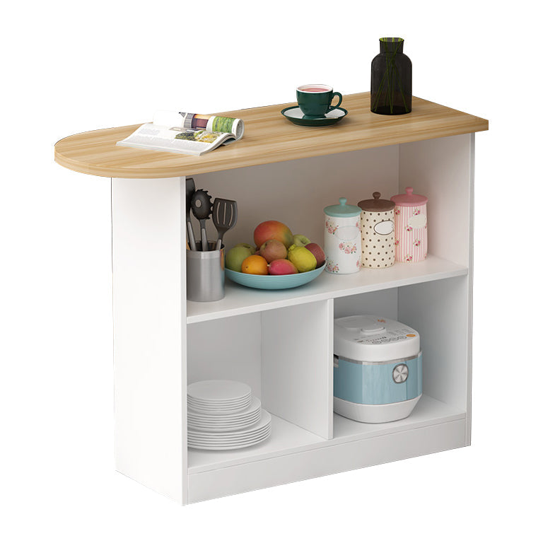 Contemporary Indoor Bar Dining Table Rectangle Wooden Bar Stool Table Natural White Without Chairs Clearhalo 'Bar Furniture' 'Bar Tables' 'bar_tables' 'furn' 'furn_bar_tables' 'Furniture' 'Kitchen & Dining Furniture' 7357855