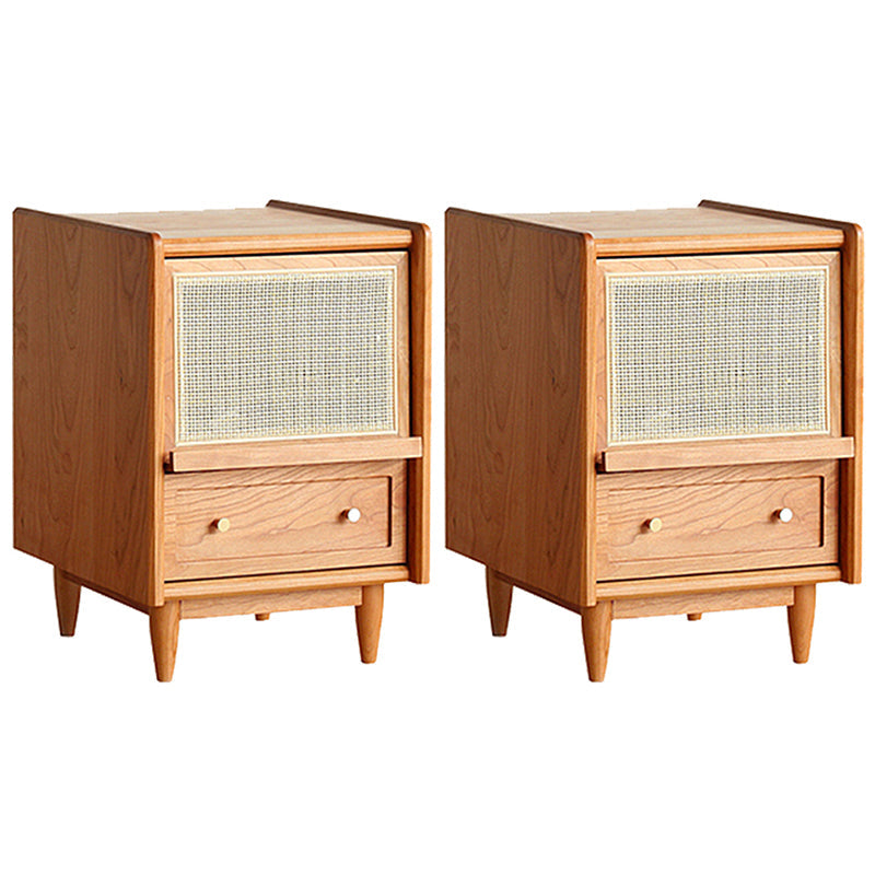 Table de nuit à accent en bois massif table de nuit glam pour chambre à coucher