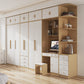 Contemporary Freestanding Wardrobe Engineered Wood White Wardrobe