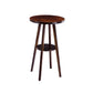 Brown Solid Wood Pub Table Set 1/3 Pcs Bar Table with Wooden Stools Clearhalo 'Bar Furniture' 'furn' 'furn_home_bar_bar_sets' 'Furniture' 'Home Bars & Bar Sets' 'home_bar_bar_sets' 'Kitchen & Dining Furniture' 7358637