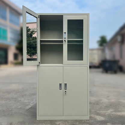 Archivo moderno de archivos de bloqueo de metal con estantes de almacenamiento