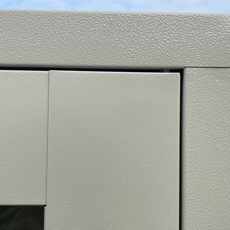 Archivo moderno de archivos de bloqueo de metal con estantes de almacenamiento