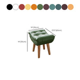 Chaise de chaise chaise intérieure de loisirs en bois moderne chaise à bascule rembourrée