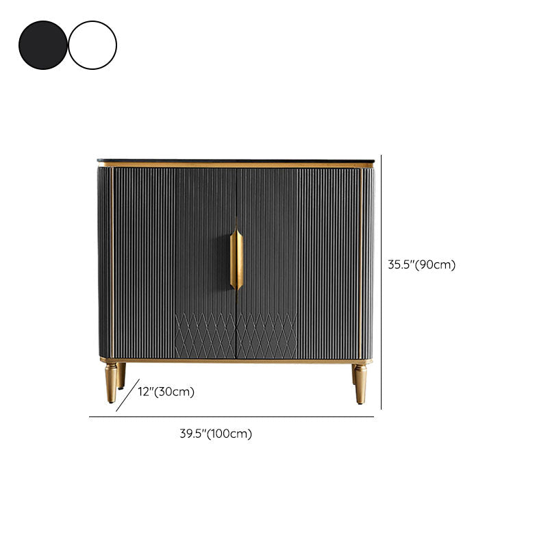 Server da pranzo in legno ingegnerizzato a buffet di lusso leggero per cucina