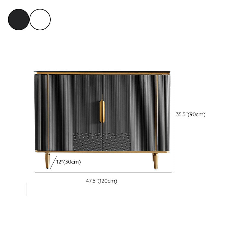 Server da pranzo in legno ingegnerizzato a buffet di lusso leggero per cucina