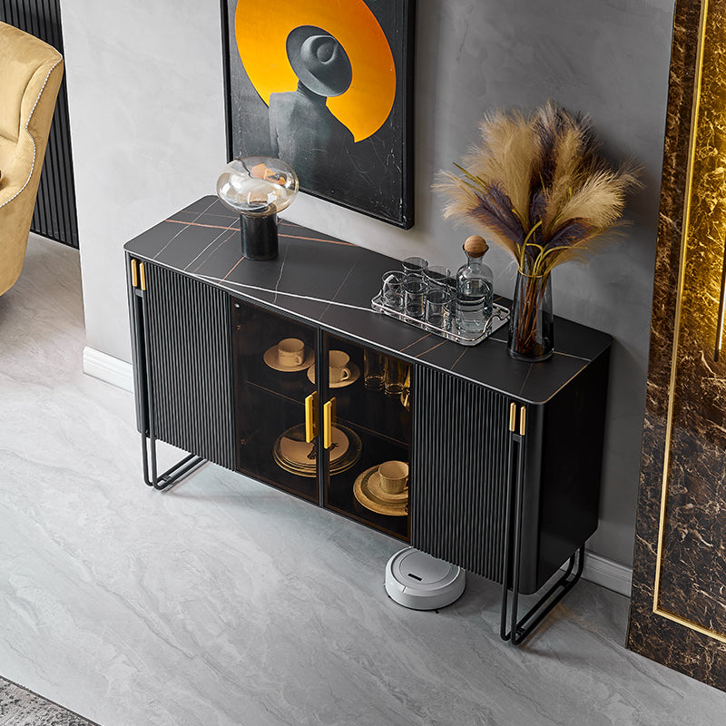 Mobile moderno armadio a 4 porte a buffet in legno ingegnerizzato