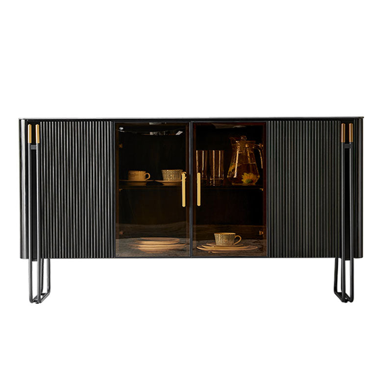 Mobile moderno armadio a 4 porte a buffet in legno ingegnerizzato