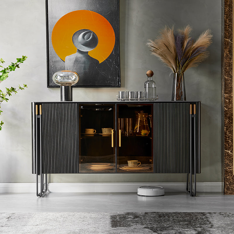 Mobile moderno armadio a 4 porte a buffet in legno ingegnerizzato