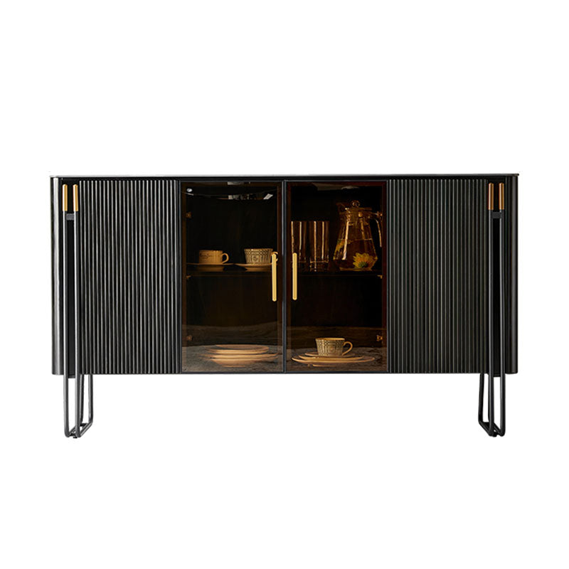 Mobile moderno armadio a 4 porte a buffet in legno ingegnerizzato