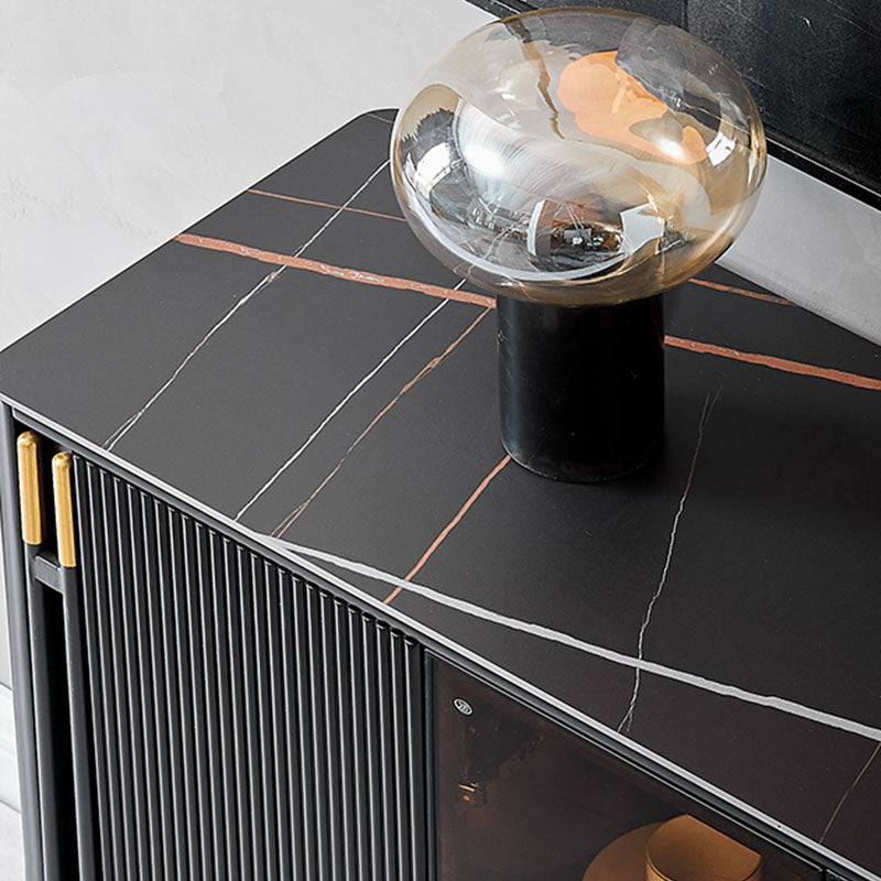 Mobile moderno armadio a 4 porte a buffet in legno ingegnerizzato