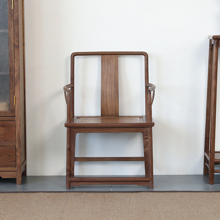 Modern Kitchen Dining Chair Solid Wood Open Back Dining Chair Clearhalo 'Dining Chairs' 'Dining Tables & Seating' 'dining_chair' 'furn' 'furn_dining_chair' 'Furniture' 'Kitchen & Dining Furniture' 7359932