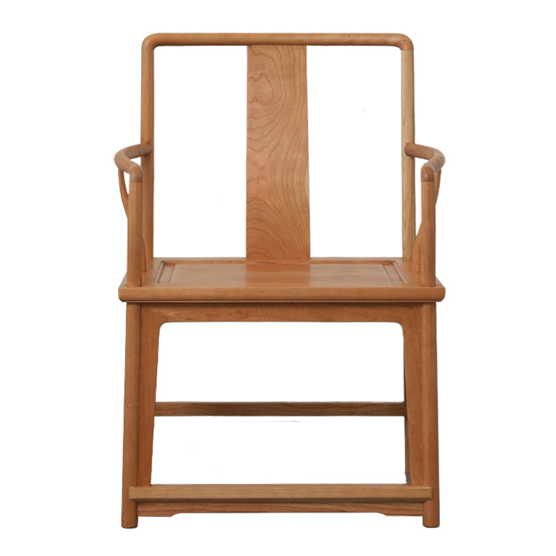 Modern Kitchen Dining Chair Solid Wood Open Back Dining Chair Cherry 1 Piece Clearhalo 'Dining Chairs' 'Dining Tables & Seating' 'dining_chair' 'furn' 'furn_dining_chair' 'Furniture' 'Kitchen & Dining Furniture' 7359936