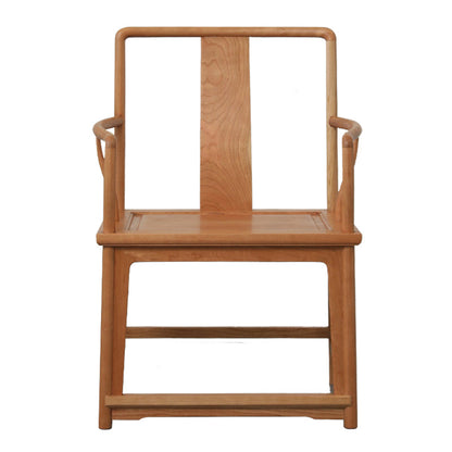 Modern Kitchen Dining Chair Solid Wood Open Back Dining Chair Cherry 1 Piece Clearhalo 'Dining Chairs' 'Dining Tables & Seating' 'dining_chair' 'furn' 'furn_dining_chair' 'Furniture' 'Kitchen & Dining Furniture' 7359936