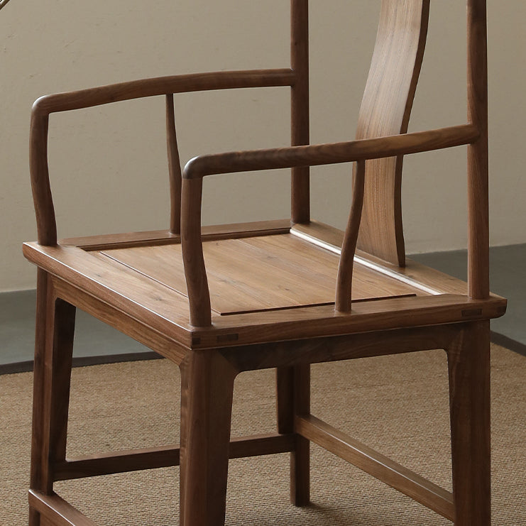 Modern Kitchen Dining Chair Solid Wood Open Back Dining Chair Clearhalo 'Dining Chairs' 'Dining Tables & Seating' 'dining_chair' 'furn' 'furn_dining_chair' 'Furniture' 'Kitchen & Dining Furniture' 7359938