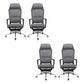 Modern Slide Office Chair Fixed Arms No Distressing Chair with Breathable Back 4 Piece Set Clearhalo 'furn' 'furn_office_chair' 'Furniture' 'Office Chairs' 'Office Furniture' 'office_chair' 7360111