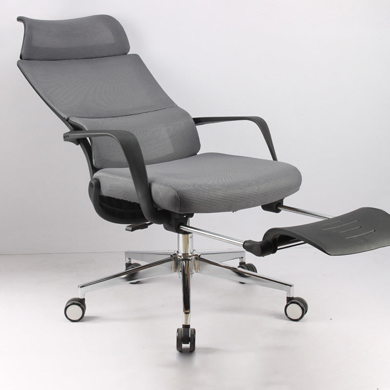 Modern Slide Office Chair Fixed Arms No Distressing Chair with Breathable Back Clearhalo 'furn' 'furn_office_chair' 'Furniture' 'Office Chairs' 'Office Furniture' 'office_chair' 7360116
