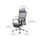 Modern Slide Office Chair Fixed Arms No Distressing Chair with Breathable Back Clearhalo 'furn' 'furn_office_chair' 'Furniture' 'Office Chairs' 'Office Furniture' 'office_chair' 7360122