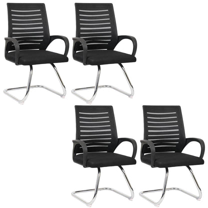 Zeitgenössischer Schreibtischstuhl Keine Räder mitten zurück