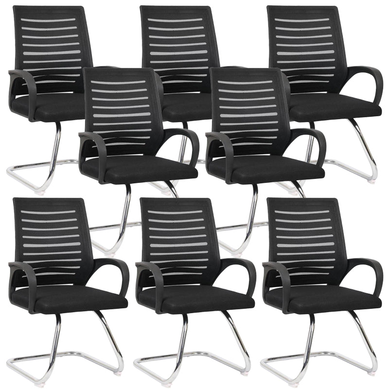 Zeitgenössischer Schreibtischstuhl Keine Räder mitten zurück