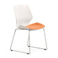 Contemporary No Arm Task Chair Orange Conference Chair for Office