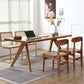 Brown 4 Legs Dining Room Dinner Kitchen Table Modern Dining Room Table Clearhalo 'Dining Tables & Seating' 'Dining Tables' 'dining_table' 'furn' 'furn_dining_table' 'Furniture' 'Kitchen & Dining Furniture' 7360702