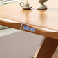 Brown 4 Legs Dining Room Dinner Kitchen Table Modern Dining Room Table Clearhalo 'Dining Tables & Seating' 'Dining Tables' 'dining_table' 'furn' 'furn_dining_table' 'Furniture' 'Kitchen & Dining Furniture' 7360708