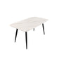 4 Legs Dining Table White Sintered Stone Dining Table for Kitchen Clearhalo 'Dining Tables & Seating' 'Dining Tables' 'dining_table' 'furn' 'furn_dining_table' 'Furniture' 'Kitchen & Dining Furniture' 7360742