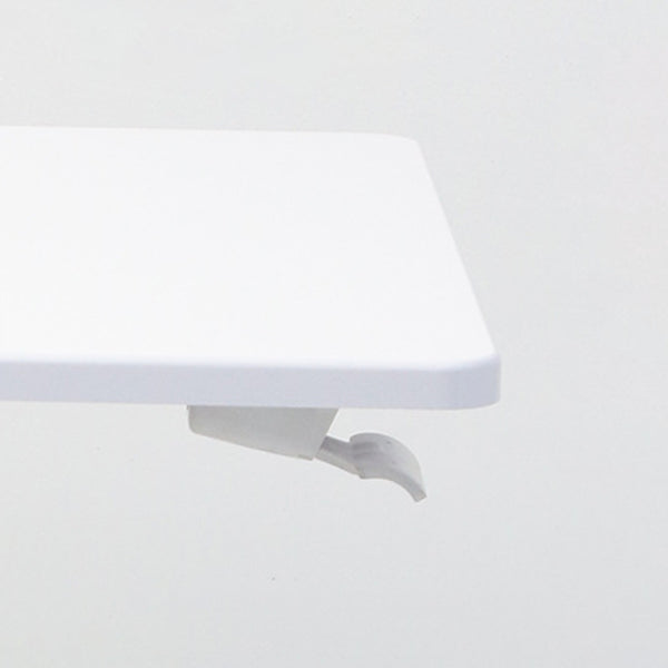 Bureau de style moderne Bureau rectangulaire Tableau mobile noir / brun / blanc avec roues