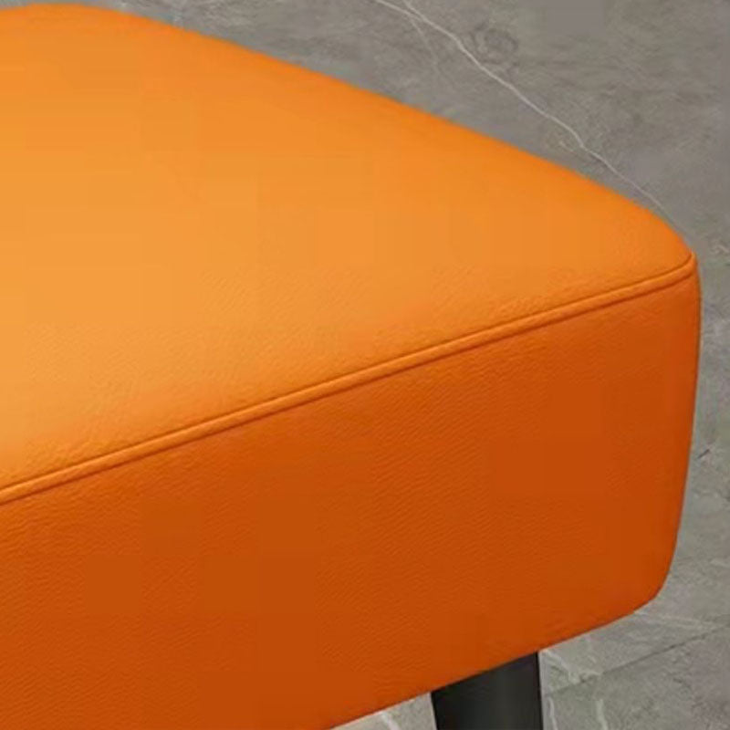 Quadratische glamourige, wasserfeste reine Farbe echter Lederwürfel Osmanischer Osmanisch