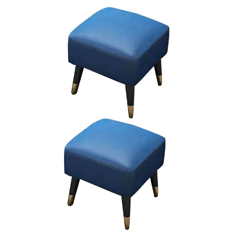 Quadratische glamourige, wasserfeste reine Farbe echter Lederwürfel Osmanischer Osmanisch