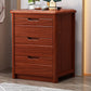 Cofre vertical dormitorio de madera sólida de 16 "W Cofre de almacenamiento con cajones