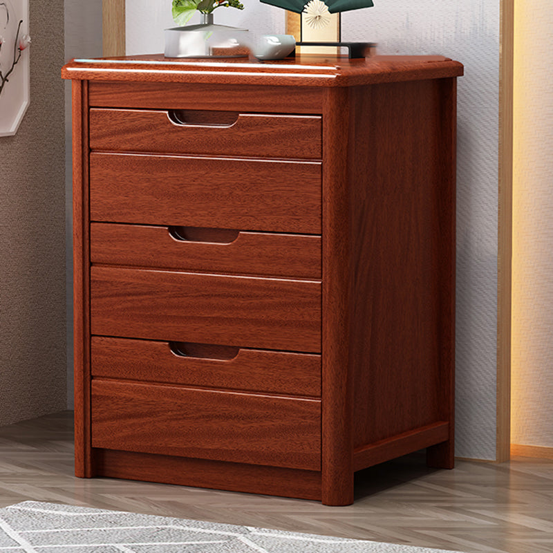 Cofre vertical dormitorio de madera sólida de 16 "W Cofre de almacenamiento con cajones