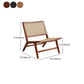 Solid Wood Armless Chair Woven Back Lounge Chair for Living Room Clearhalo 'Accent Chairs' 'accent_chairs' 'Chairs & Seating' 'furn' 'furn_accent_chairs' 'Furniture' 'Living Room Furniture' 7361185