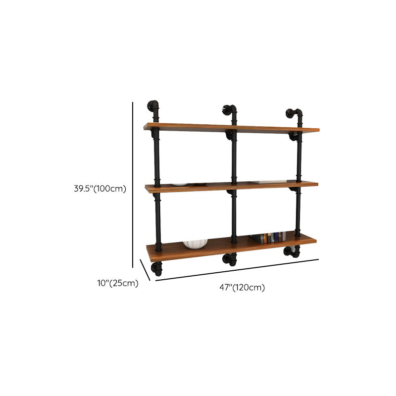 Libreria in legno ingegnerizzato industriale chiuso.