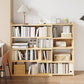Engineered Wood Modern Bookcase Standard Open Back Bookshelf