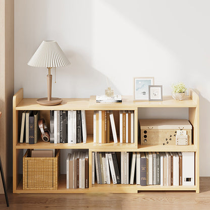 Engineered Wood Modern Bookcase Standard Open Back Bookshelf