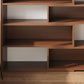 Engineered Wood Modern Bookcase Standard Open Back Bookshelf