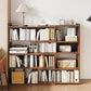 Engineered Wood Modern Bookcase Standard Open Back Bookshelf