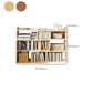 Engineered Wood Modern Bookcase Standard Open Back Bookshelf