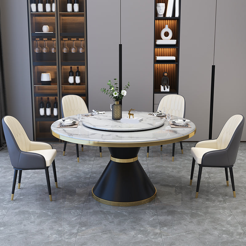 Muebles de mármol glam 5/7/9/11 altura estándar muebles de comedor para el hogar