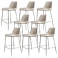 Indoor Faux Leather Bar Chair Contemporary Metal Legs Bar Stools 8 Piece Set Clearhalo 'Bar Furniture' 'Bar Stools' 'bar_stools' 'furn' 'furn_bar_stools' 'Furniture' 'Kitchen & Dining Furniture' 7362201