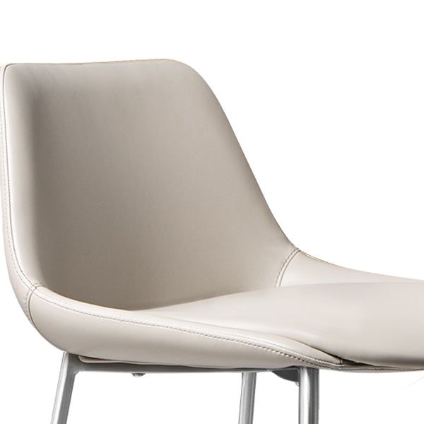 Indoor Faux Leather Bar Chair Contemporary Metal Legs Bar Stools Clearhalo 'Bar Furniture' 'Bar Stools' 'bar_stools' 'furn' 'furn_bar_stools' 'Furniture' 'Kitchen & Dining Furniture' 7362205