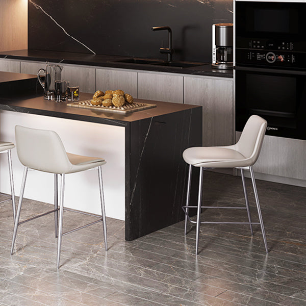 Indoor Faux Leather Bar Chair Contemporary Metal Legs Bar Stools Clearhalo 'Bar Furniture' 'Bar Stools' 'bar_stools' 'furn' 'furn_bar_stools' 'Furniture' 'Kitchen & Dining Furniture' 7362211