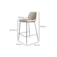 Indoor Faux Leather Bar Chair Contemporary Metal Legs Bar Stools Clearhalo 'Bar Furniture' 'Bar Stools' 'bar_stools' 'furn' 'furn_bar_stools' 'Furniture' 'Kitchen & Dining Furniture' 7362213