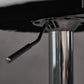 Taburete de bar con patas de metal para interiores, altura ajustable, con reposapiés
