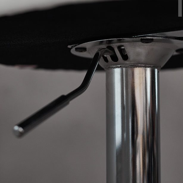 Taburete de bar con patas de metal para interiores, altura ajustable, con reposapiés
