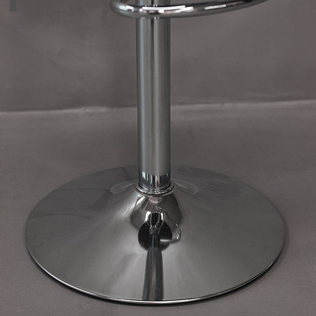 Taburete de bar con patas de metal para interiores, altura ajustable, con reposapiés