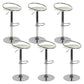 Taburete de bar con patas de metal para interiores, altura ajustable, con reposapiés